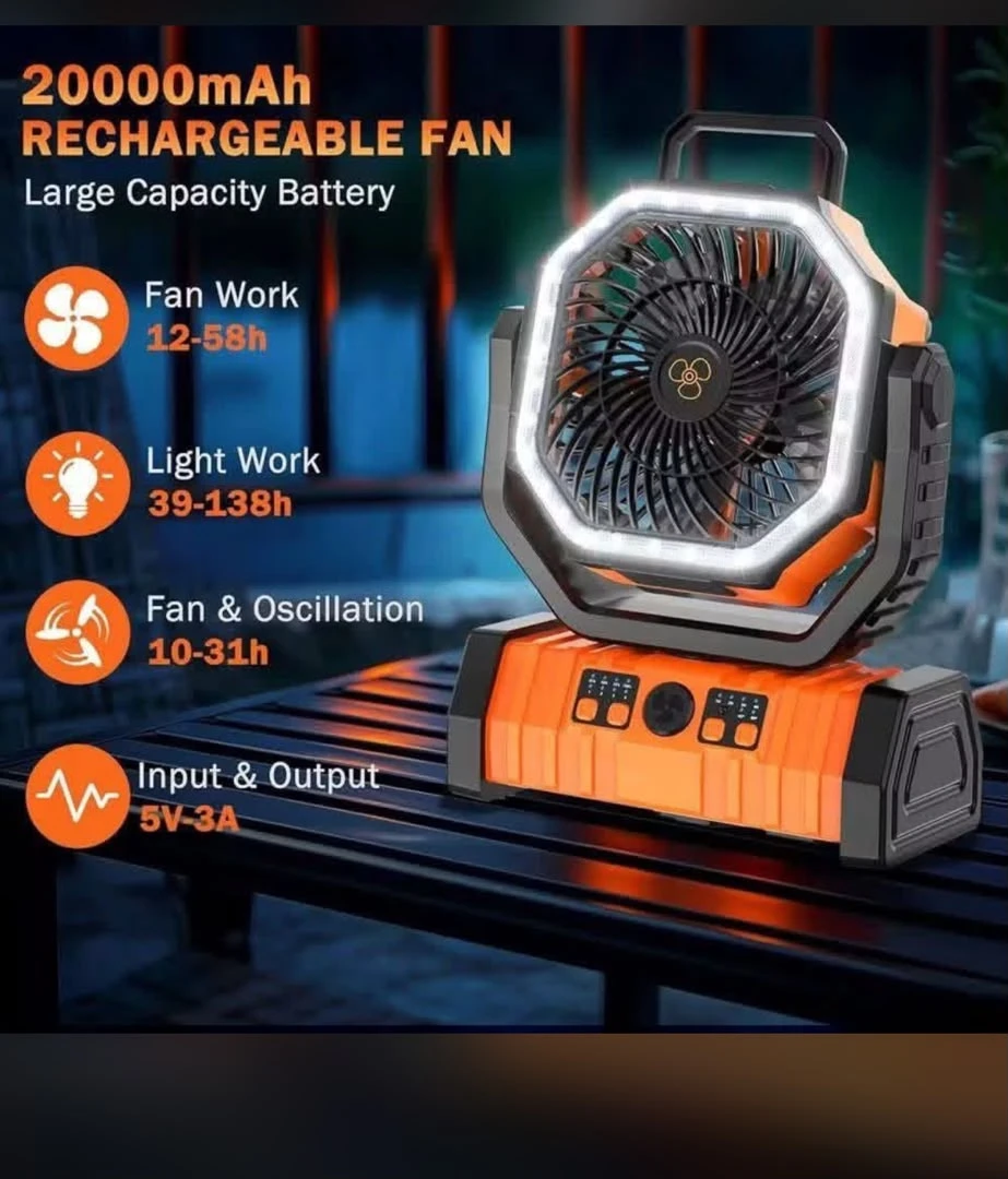 Ventilador recargable F6 Original's foto | DeTodo UnPoco |  BizneCubano